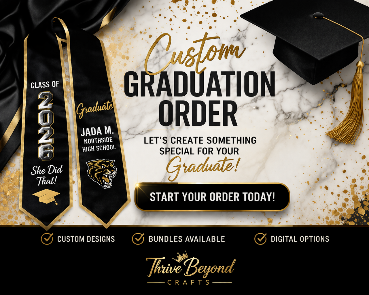 Graduation Custom Design- Start your order